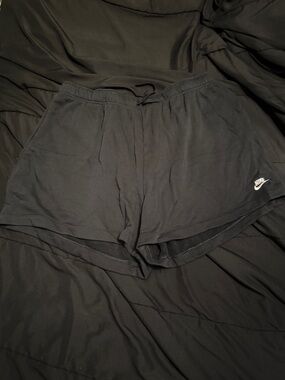 Nike Men’s Black Athletic Running Shorts with Logo